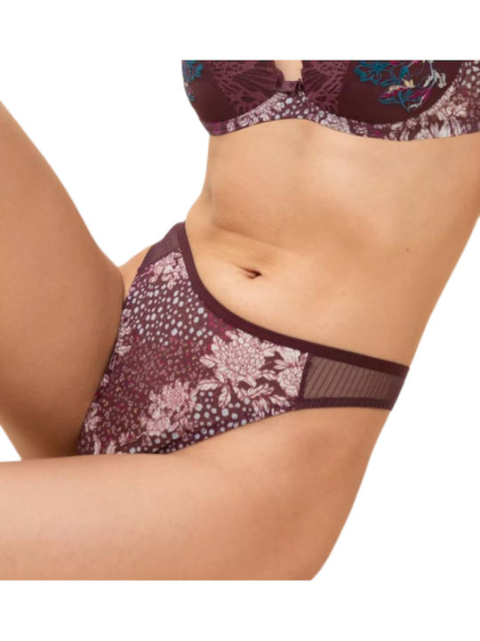 Lavish Spotlight Women's String Burgundy