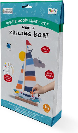 Fiesta Crafts Wooden Construction Toy Boat