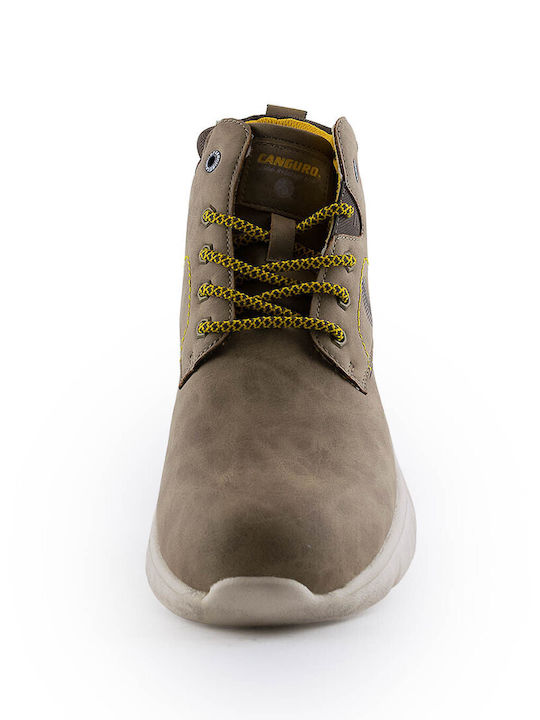 Canguro Men's Boots Beige