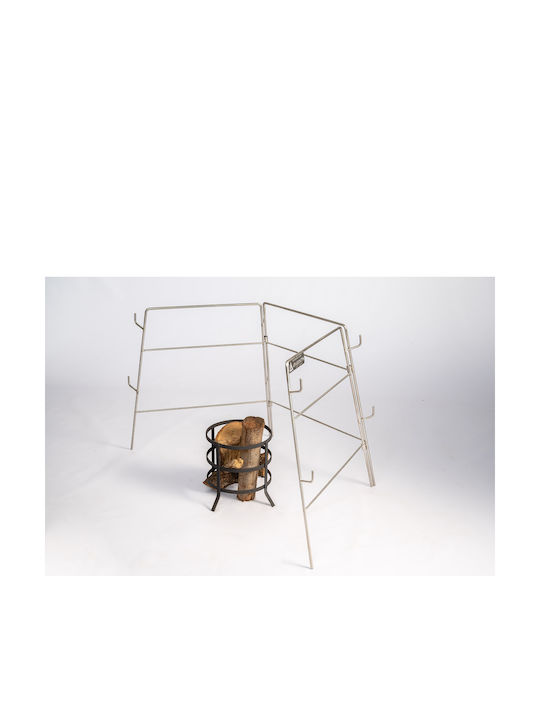0035 Metallisch Korb Holzlagerung 27x27x30cm 0035 Metallisch Korb Holzlagerung 27x27x30cm