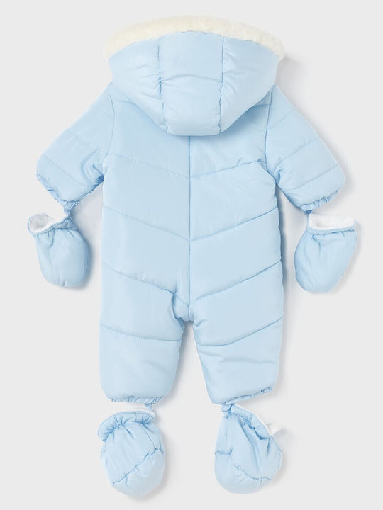 Mayoral Ecofriends Baby Bodysuit for Going Out Long-Sleeved Light Blue