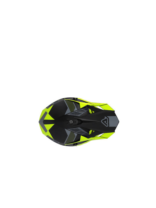 Acerbis X-Track Black Fluo Yellow Motorcycle Helmet Motocross ECE 22.06