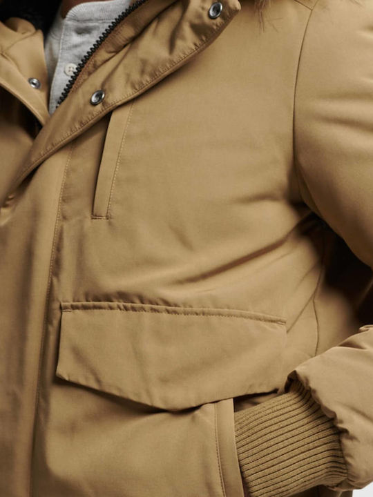 Winter Jacket Bomber Beige