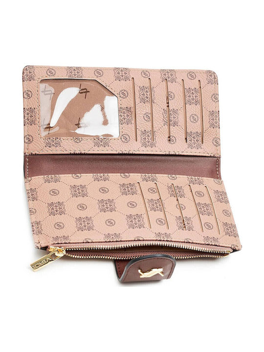 Verde Large Women's Wallet Cards Burgundy
