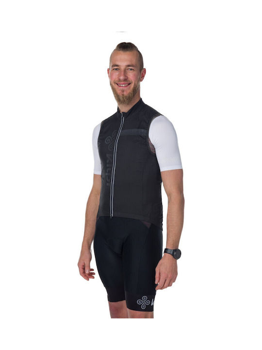 Kilpi Flow-M Cycling Windbreaker Jacket Sleeveless Black