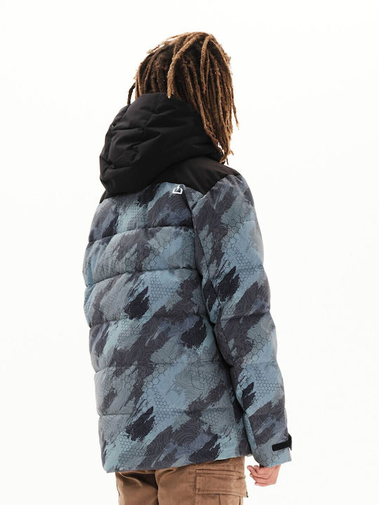 Winter Jacket Puffer Olive Black