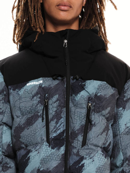 Winter Jacket Puffer Olive Black