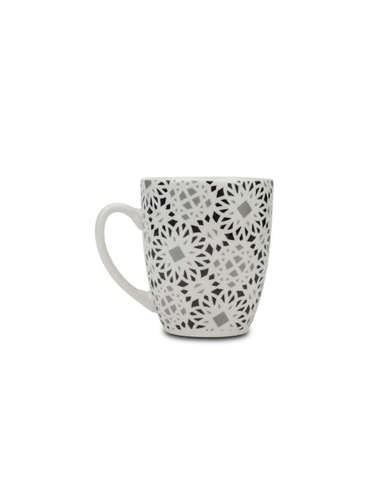 Nava Maiolica Κούπα από Πορσελάνη Grey 355ml