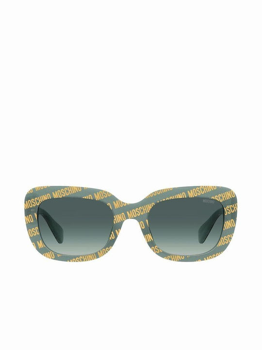 Moschino Sunglasses with Green Plastic Frame and Green Gradient Lens MOS132/S 6HO/9K