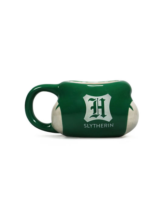 Half Moon Bay Slytherin Serpent Mug Ceramic Green 350ml