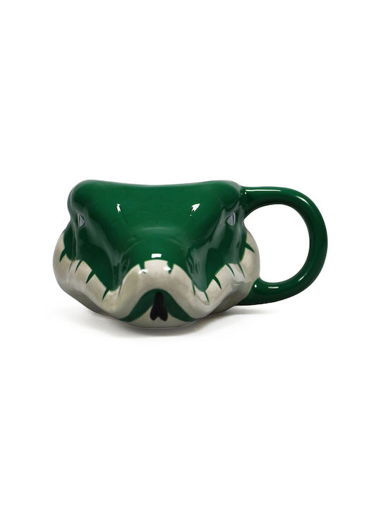 Half Moon Bay Slytherin Serpent Mug Ceramic Green 350ml