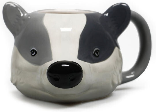 Half Moon Bay Hufflepuff Badger Чаша Керамично Сив 350мл