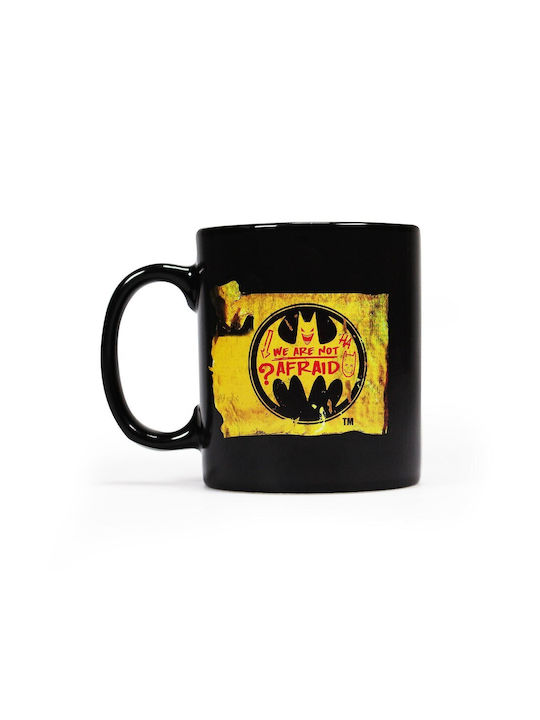 Graffiti Batman Villains Heat Change Mug Ceramic Black 350ml