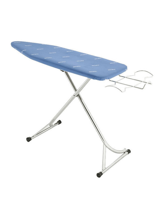 Stiroplus Fiorella II Ironing Board for Boiler System Foldable Blue 123x38x10cm