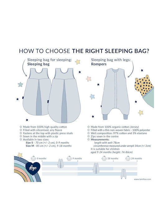 La Millou Winter Sleeping Bag Princess 2.5 Tog Pink/Levander