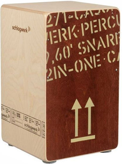 Schlagwerk Cajon 2inone Με Σορτίνα Standard