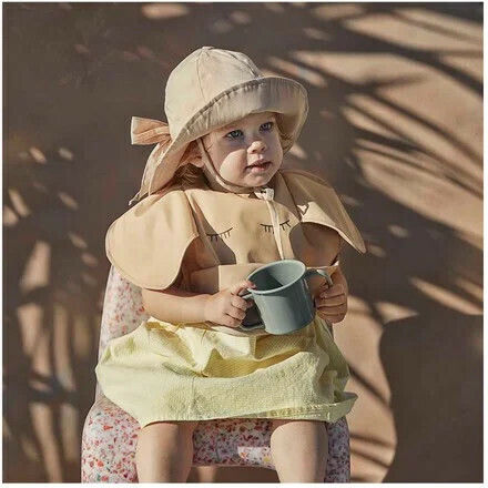 Elodie Details Elephant Waterproof Coverall Fabric with Hoop & Loop Fastener & Pocket Pure Khaki for 3 m+
