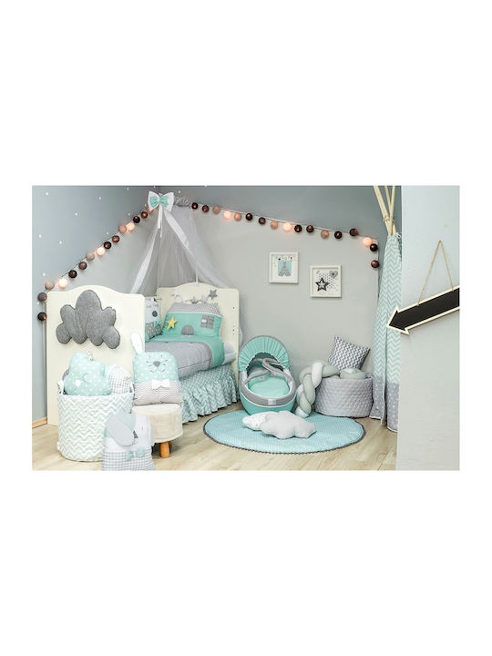Baby Star Sugar Family Πετρόλ 105x145cm 7019M