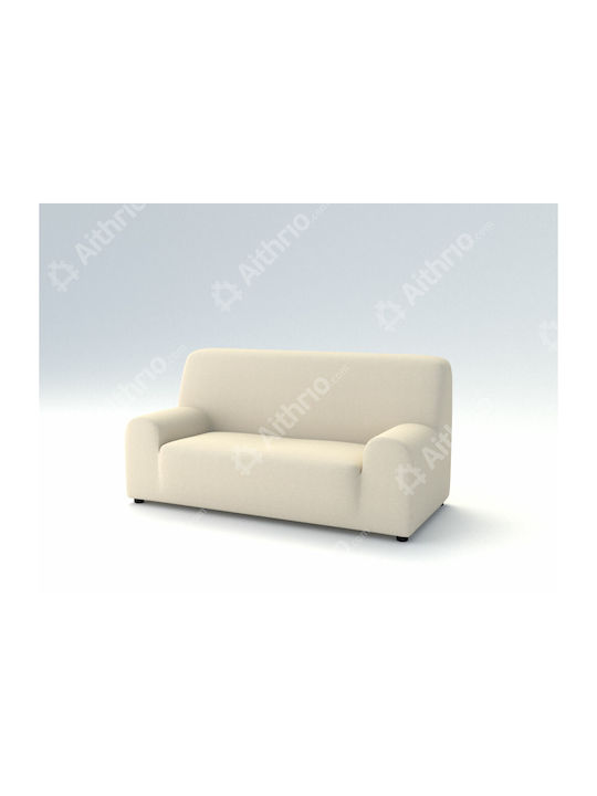 Aithrio Two Seater Sofa Elastic Cover Peru Ivory