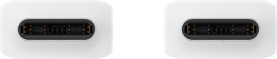 Samsung USB 2.0 Cable USB-C male - USB-C Λευκό 1.8m EP-DX510JWEGWW