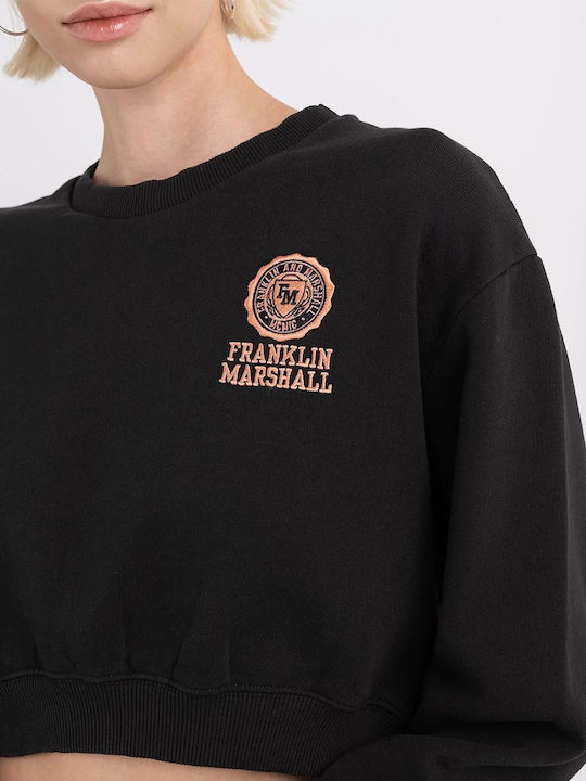 Cropped Women's Sweatshirt Black