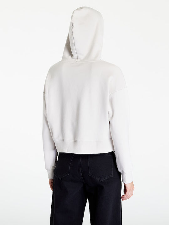 New Balance Essentials Sweatshirt Beige with Hood