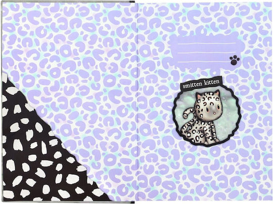 Santoro Gorjuss Wild Casebound Σημειωματάριο 192 Φύλλων με Λευκές Σελίδες με Σκληρό Εξώφυλλο Μωβ