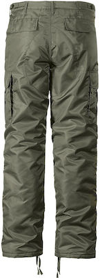 Brandit Thermo Hunting Pants Waterproof Olive in Khaki color 1007.1