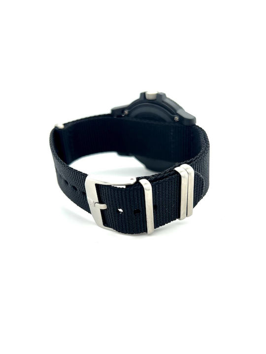 Luminox Мъжки Часовник 44мм На батерия с Черен Текстилна Каишка