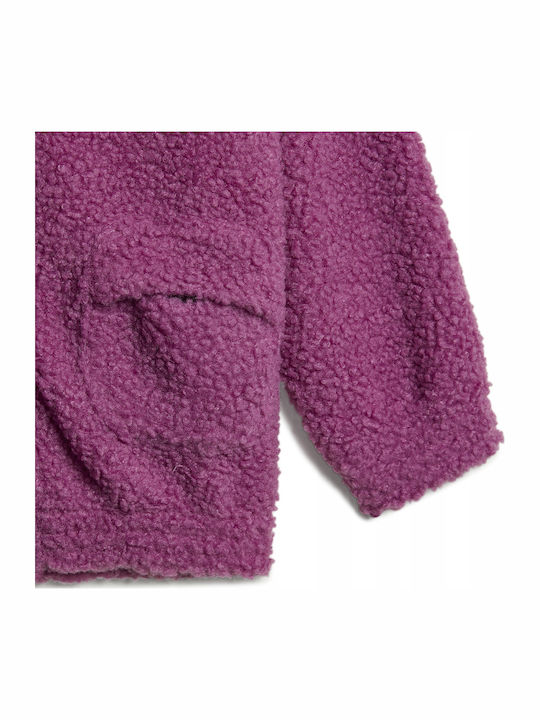 Kids Tracksuit With Jacket Purple 2 Pieces Teddy
