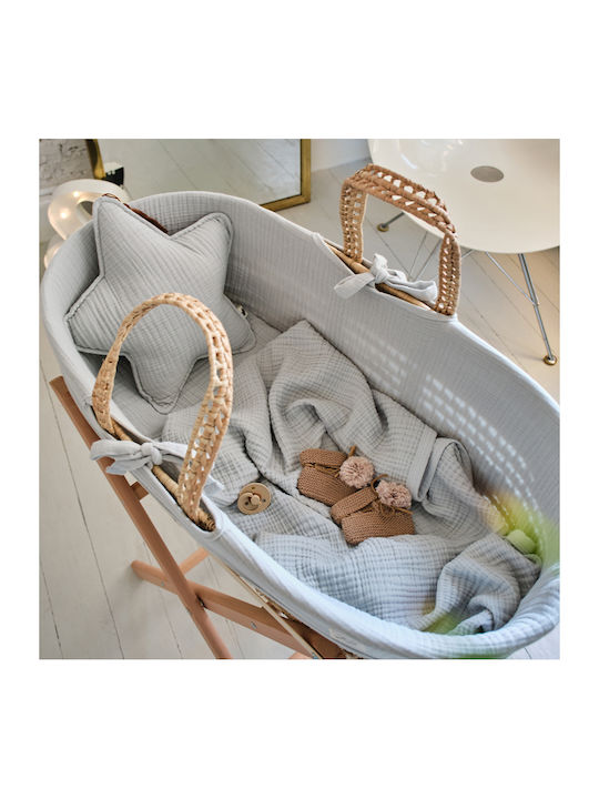 Funna Baby Muslin Changing Pad Gray 80x80cm.