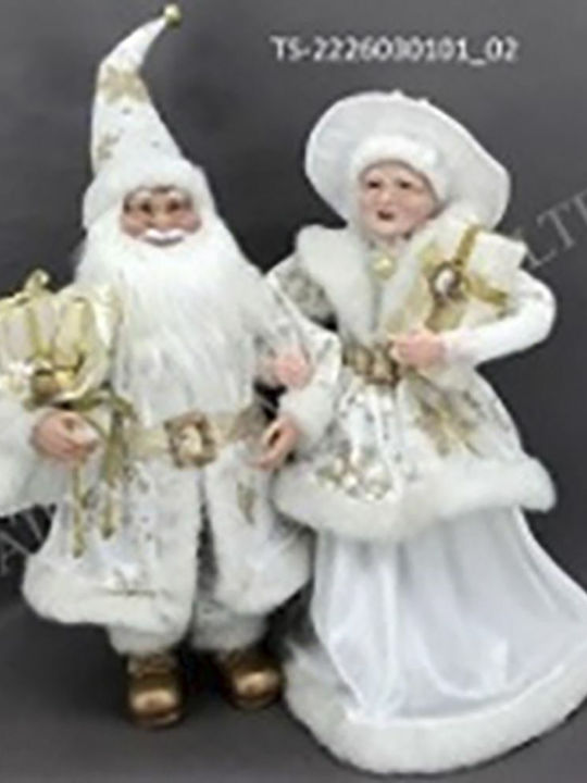 Iliadis Santa Claus and Mrs. Claus White 2pcs