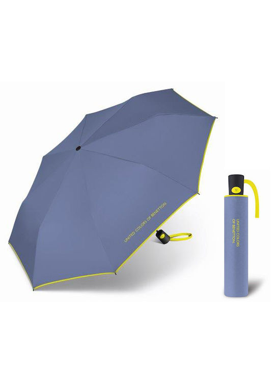 Benetton Automat Umbrelă de ploaie Compact Violet