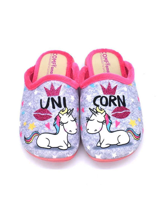 Comfy Unicorn Leather Grey Stars