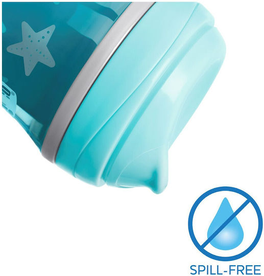 Chicco Baby Cup Active made of Plastic Light Blue 266ml for 14m+m+