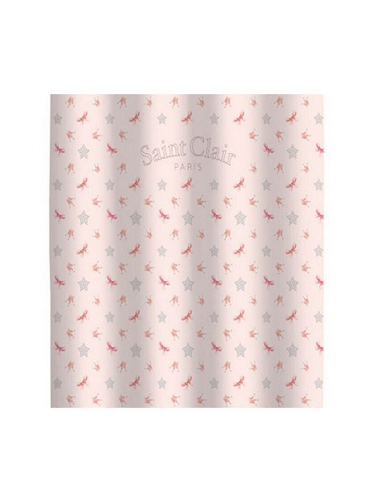Saint Clair Kinder Vorhang Rosie mit Haken Pinky V2 1752030120007 160x240cm