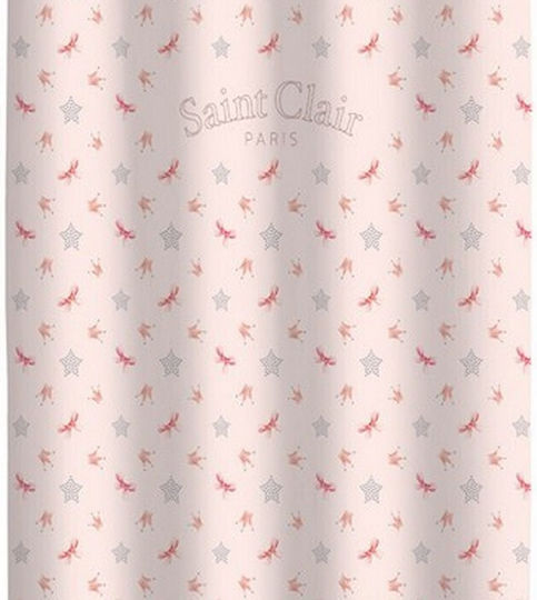Saint Clair Детска завеса Rosie с куки Pinky V2 1752030120007 160x240cm