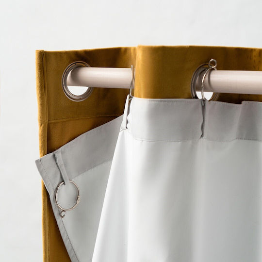 Gofis Home Grommet Curtain 641 White 140x280cm