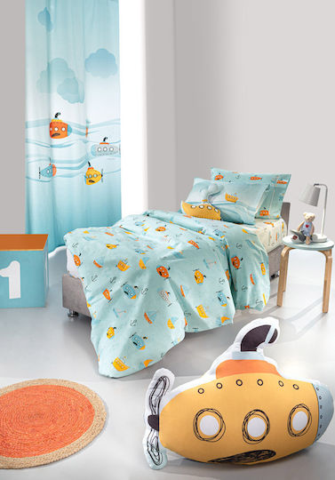 Saint Clair Kids Duvet Cover Single Light Blue