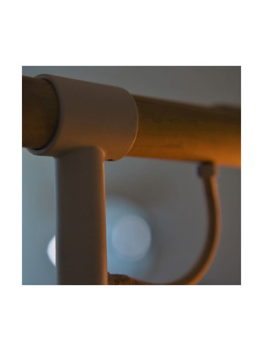 Forlight Lampa Φωτιστικό Δαπέδου Υ145xΜ28εκ. με Ντουί για Λαμπτήρα E14 Μπεζ