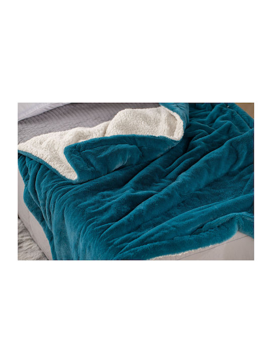 Anna Riska Blanket Nursery Swaddling Blankets Heaven 3 Velvet Blue 75x90cm 427100