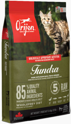 Orijen Tundra Dry Food for Adult Cats with Wild Boar 0.340kg