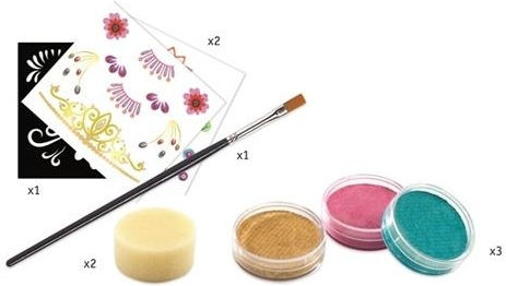 Butterfly Set Carnival Face Painting 6gr Multicolored 3pcs