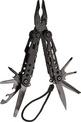 Mil-Tec Multi-tool Black with Blade made of Steel in Sheath