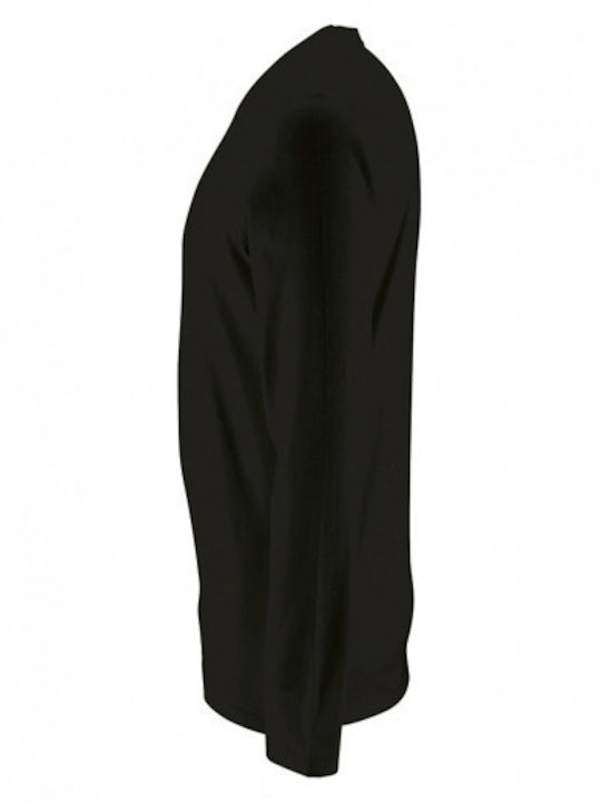 Sol's Pearl Jam Bluse Schwarz Baumwolle
