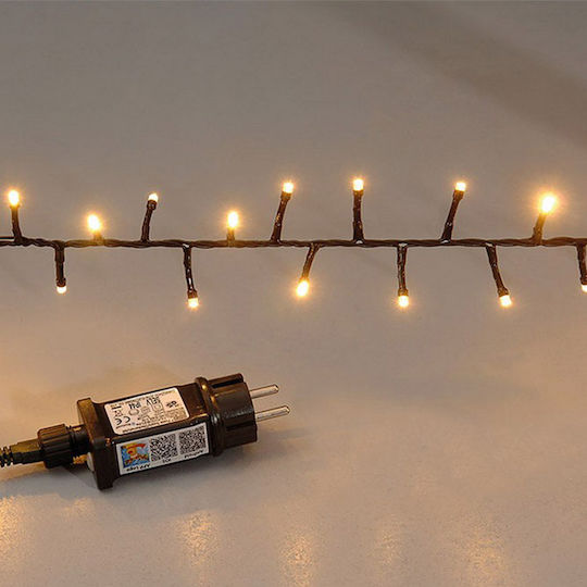 500 Luminite LED 15m. Alb cald tip Șir 500 Luminite LED 15m. Alb cald tip Șir