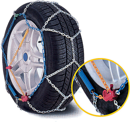 Husky No 110 No 110 Αντιολισθητικές Αλυσίδες Πάχους 12mm Επιβατικού Αυτοκινήτου 2τμχ