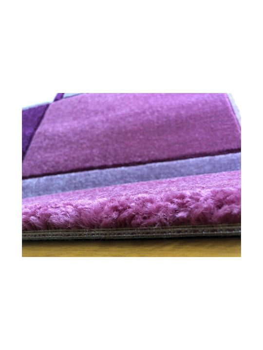 Koulis Carpets Rea 762 Covor Rectangular roz închis