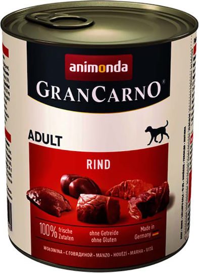 Animonda GranCarno Original Nassfutter Hunde in Dose mit Rindfleisch 800gr