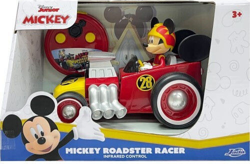 Jada Toys Mickey Roadster Racer Remote Controlled Car Red
